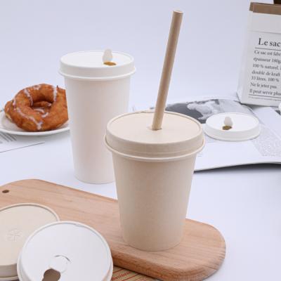 Supply food-grade paper cup lids 80mm 90mm