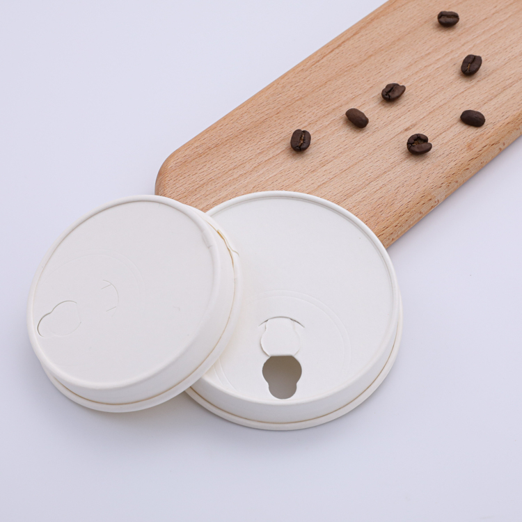 90mm biodegradable paper coffee cup lid