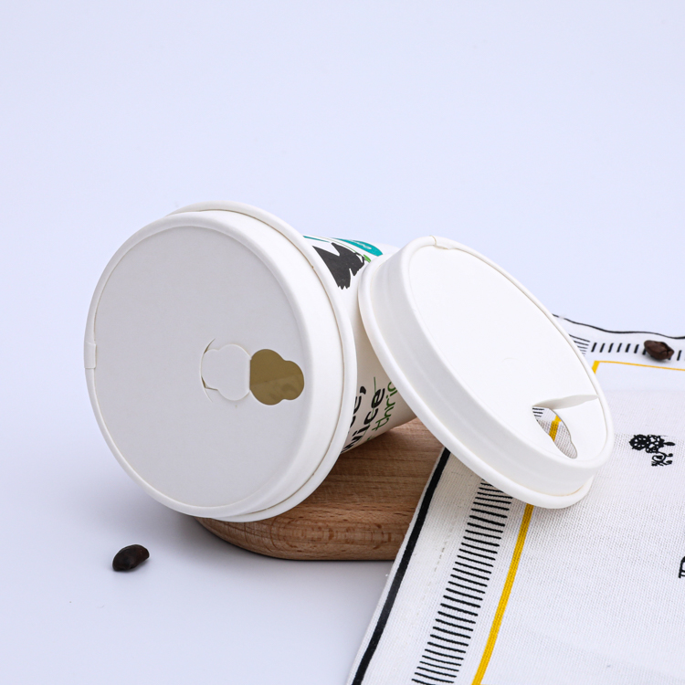 Coffee paper mugs with lids