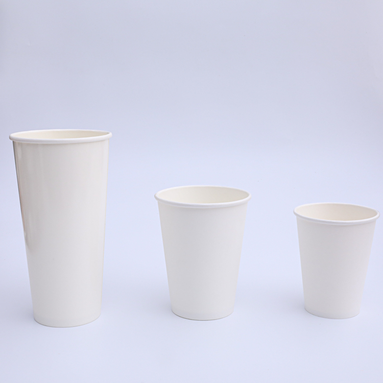 White color paper cup