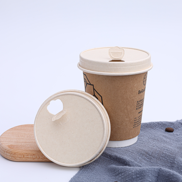 Hollow wall hot drinking paper cups