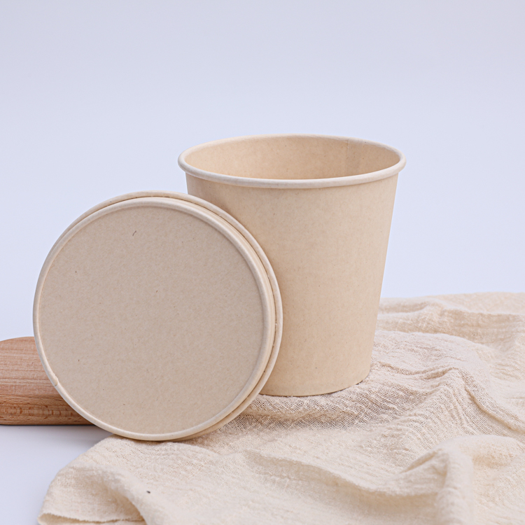 Stackable paper lid