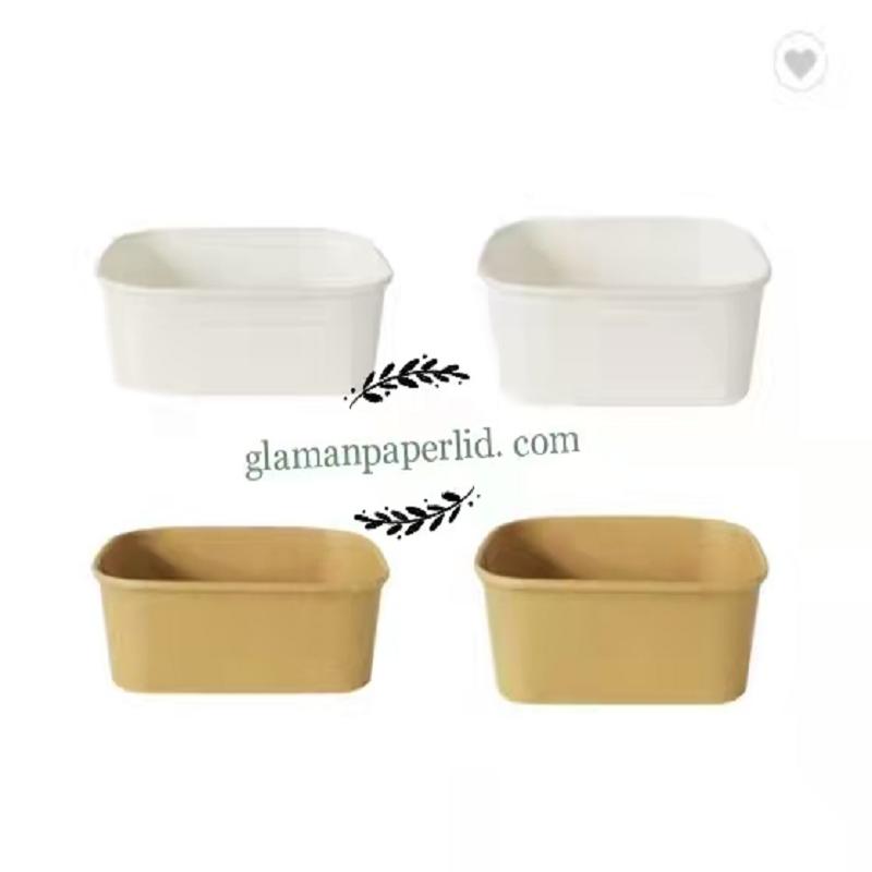 brown kraft bowl
