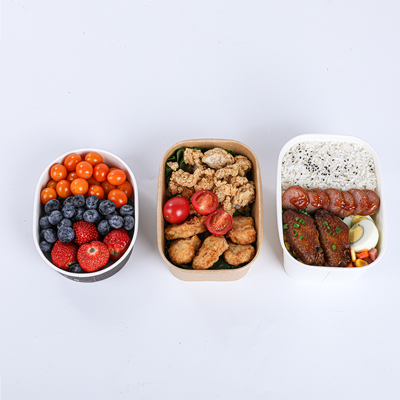 Food grade paper snack bowls