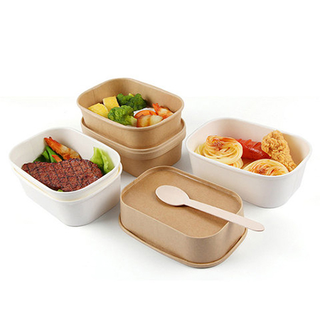 customized kraft paper salad bowl