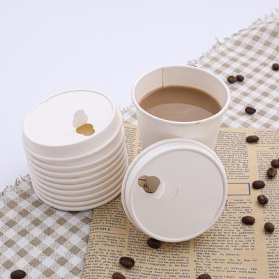Eco-friendly compostable disposable hot cups with lids