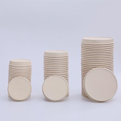 Biodegradable logo printed paper ice cream cup lids