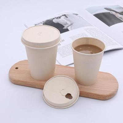 8oz 12oz Biodegradable disposable kraft paper cup lids