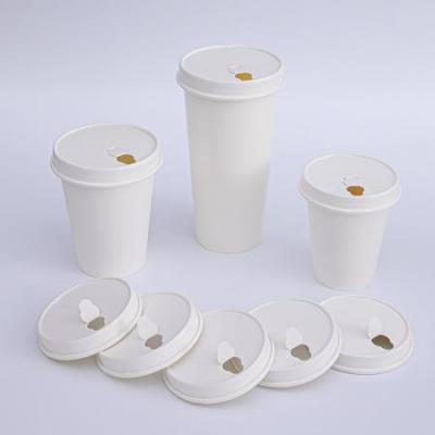 Recyclable biodegradable paper coffee cup lids for sale