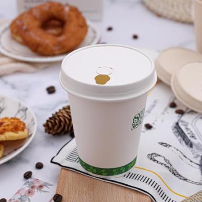 Biodegradable paper cup for hot or cold beverage drink