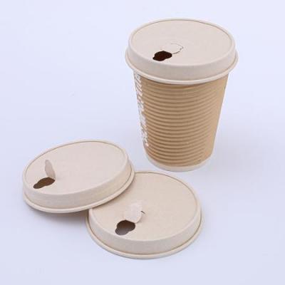 Paper lids for hot coffee tea beverage cups