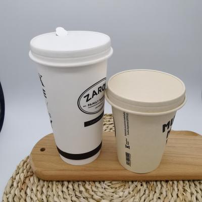 Biodegradable paper cups and lids