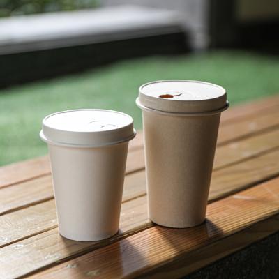 Biodegradable paper soup cups with lids