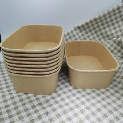 Recyclable disposable paper bowl