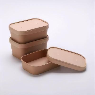 Customized rectangular paper lid