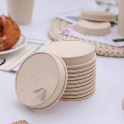 Disposable eco-friendly coffee cup lids