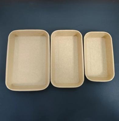 Custom Logo Disposable Paper Food Trays With Lids