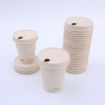 Compostable Sugarcane Paper Pulp Disposable Coffee Cup