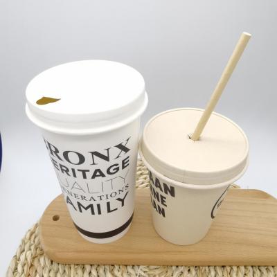Disposable Compostable Paper Coffee Cups For Hot Drinks