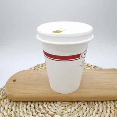 Customized Logo Eco-friendly Disposable PLA Paper Coffee Cup